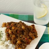 豆屋おすすめ！ひよこ豆のキーマカレー